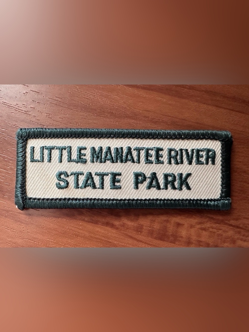 Little Manatee River State Park  Embroidered Patch Florida 2.75”